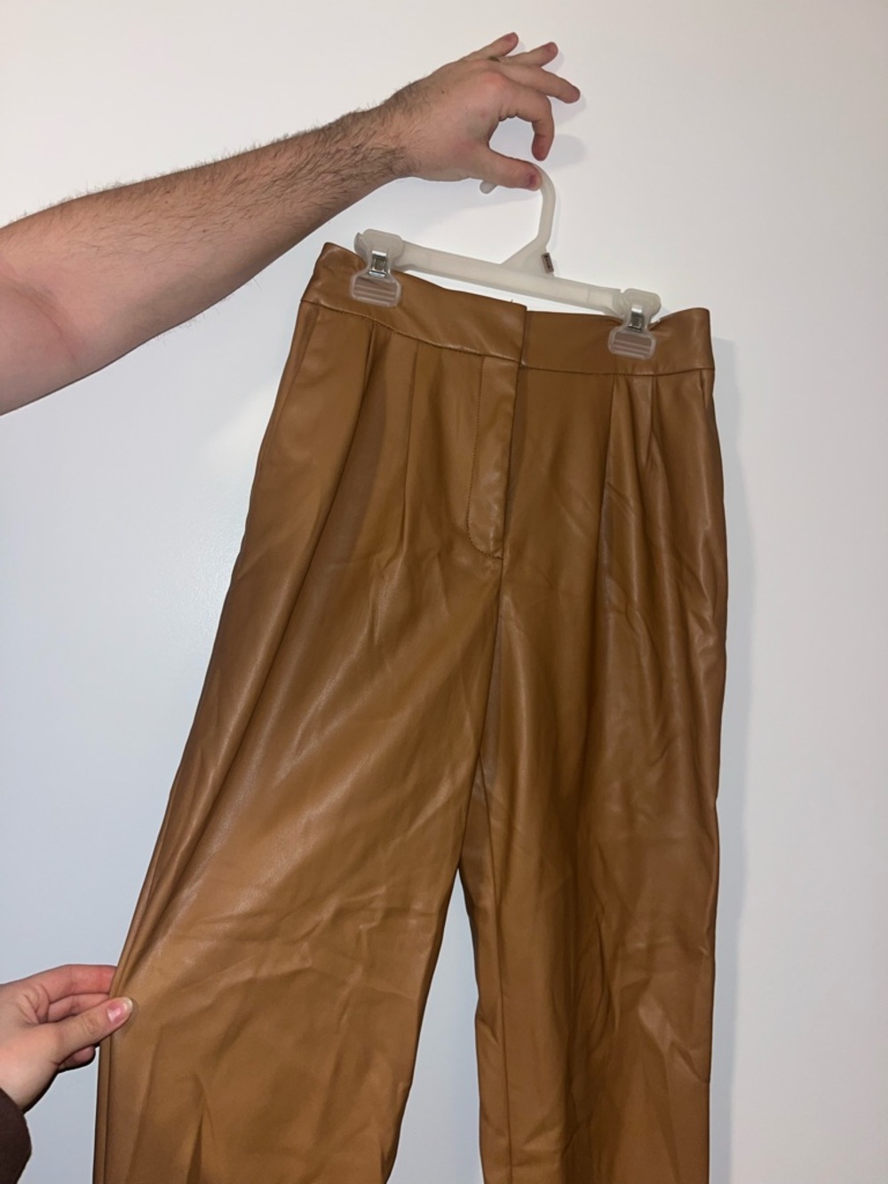 Express Faux Leather High-Waist Pants